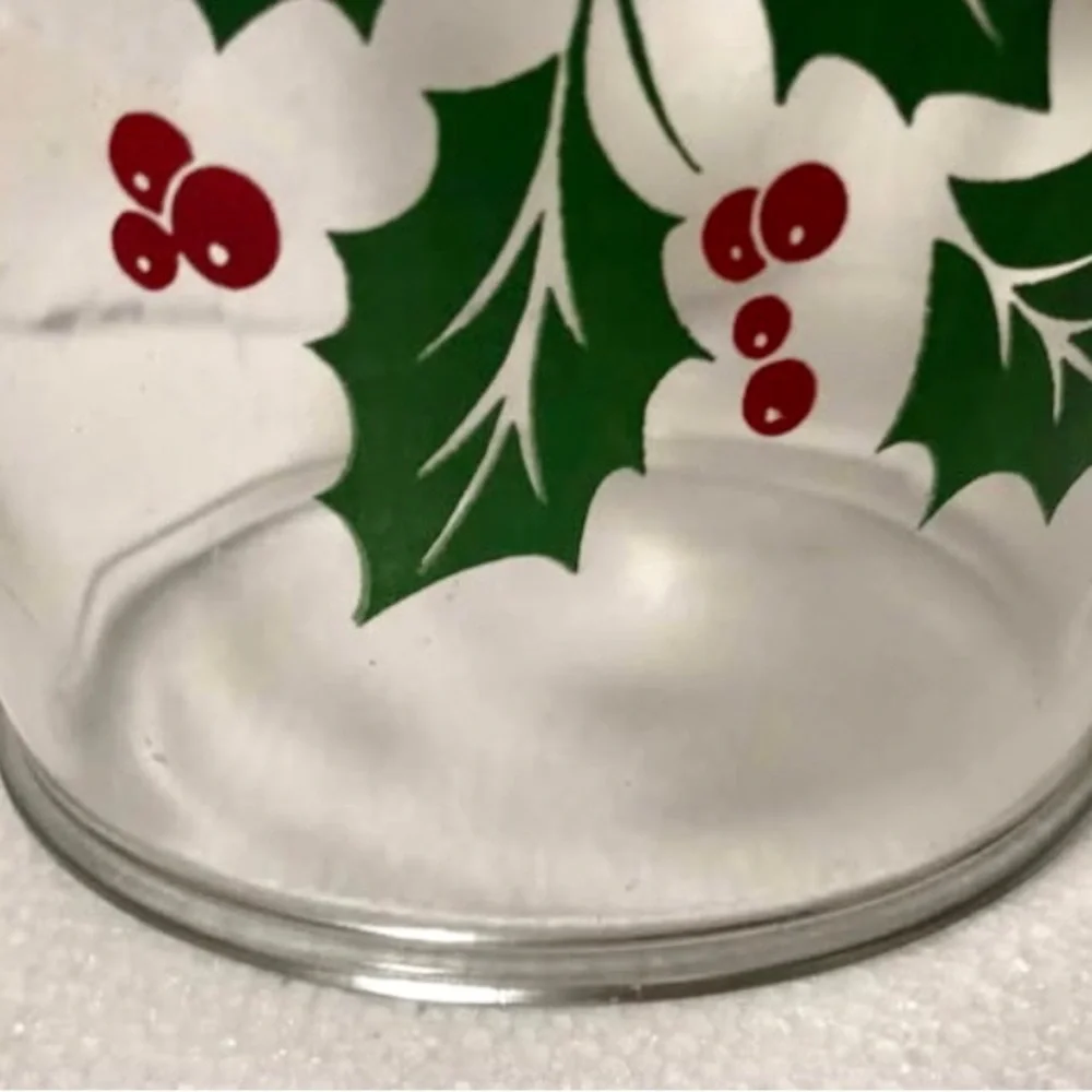 Big Clear GLASS Hurricane Jar Candle Holder Stand Vase 7.25”